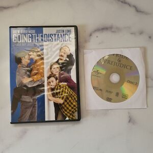 Is going the distance Pride and Prejudice DVD movie dics bundle of 2 romance rom